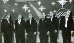 Das Germania-Sextett  -  von links: Franz Pavlicek, Helmut Benz, Herbert Leisler, Werner Schecker, Fritz Däuber und Clemens Otte